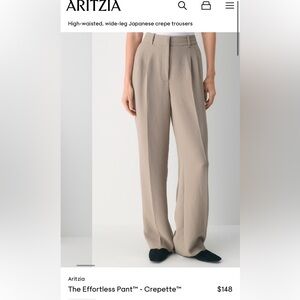 Brand New Aritzia Women's Effortless Pants Highrise